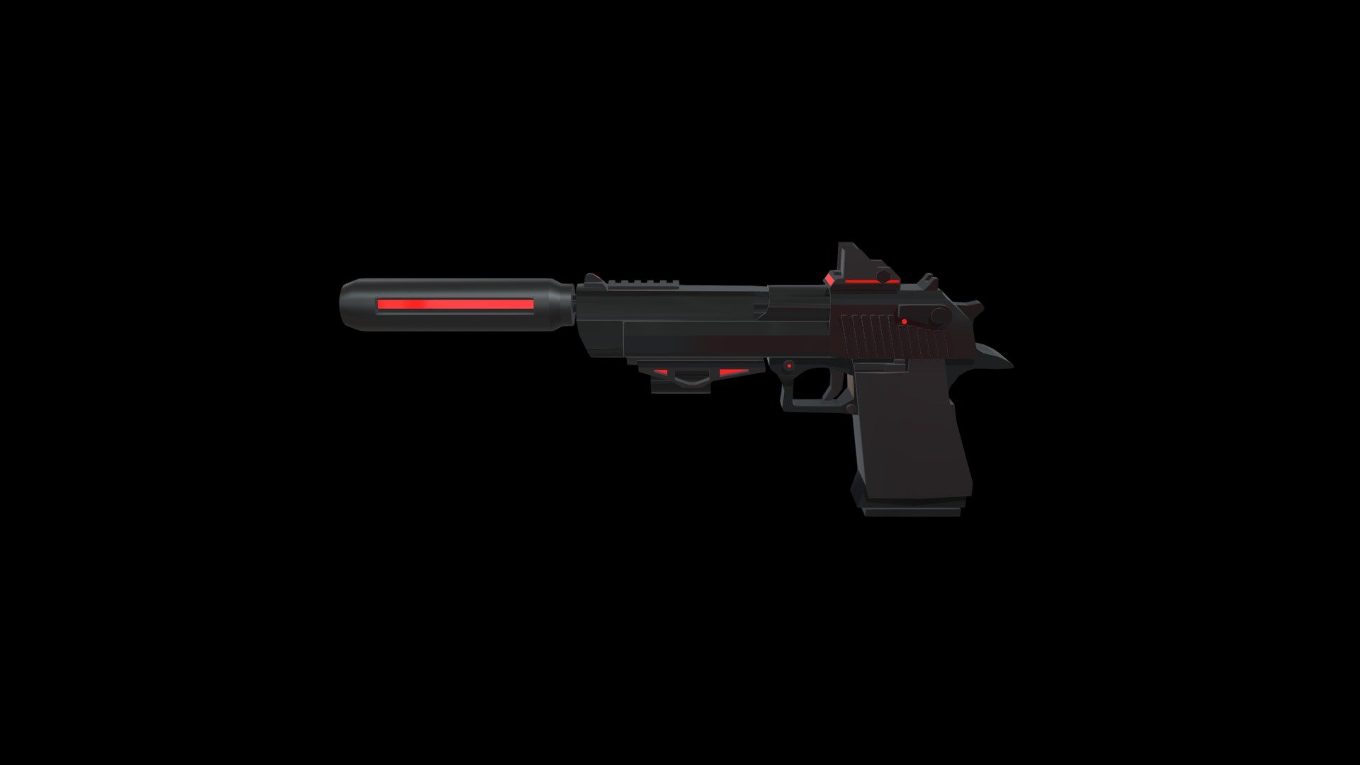 Unturned Desert Eagle 3D model by 咕菌 (bolojun) [b061c25] Sketchfab
