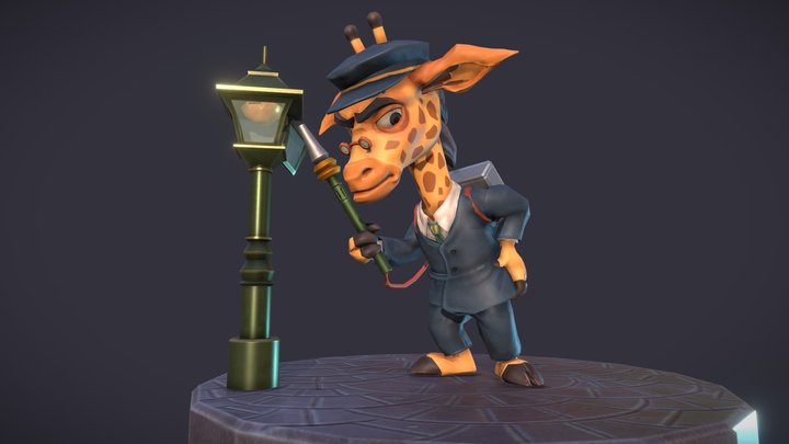 [Student Work] Gaspard,the Exhausted Lamplighter 3D Model