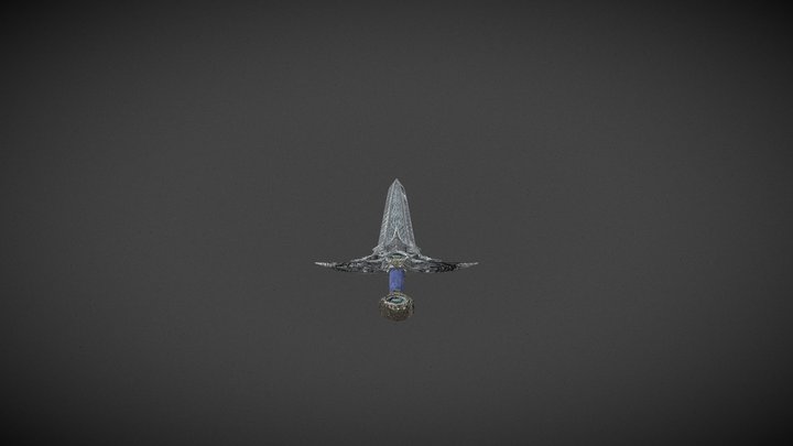 Winged Blade 3D Model