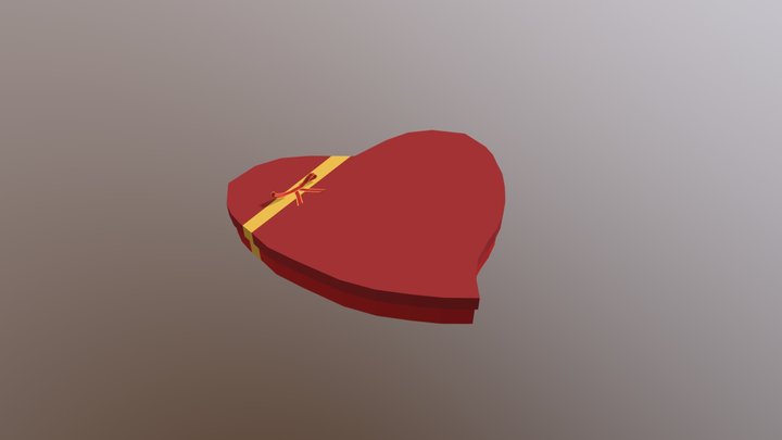 box o chocolate 3D Model