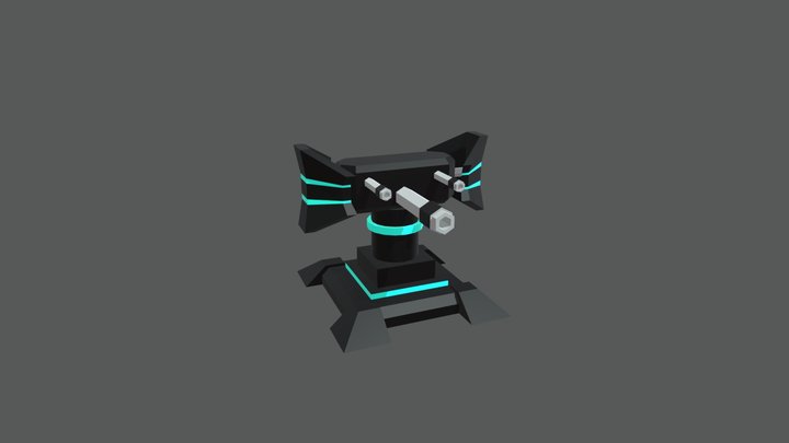 Omega Turret 3D Model