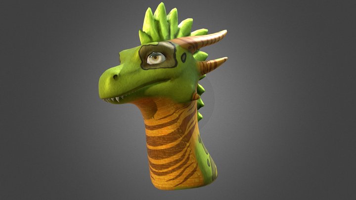 Wildclaw Head Animation 3D Model