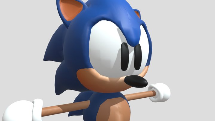 Oshima Sonic 3D Model