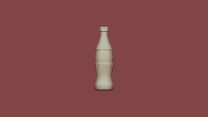 Bottle Coca- Cola N080710 3D Model