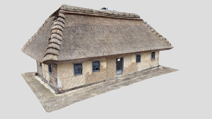 Traditional Ukrainian house 3D Model