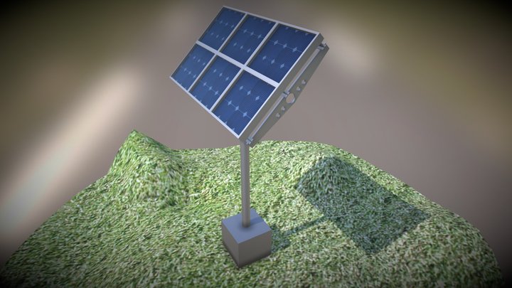 Solar Panel 3D Model