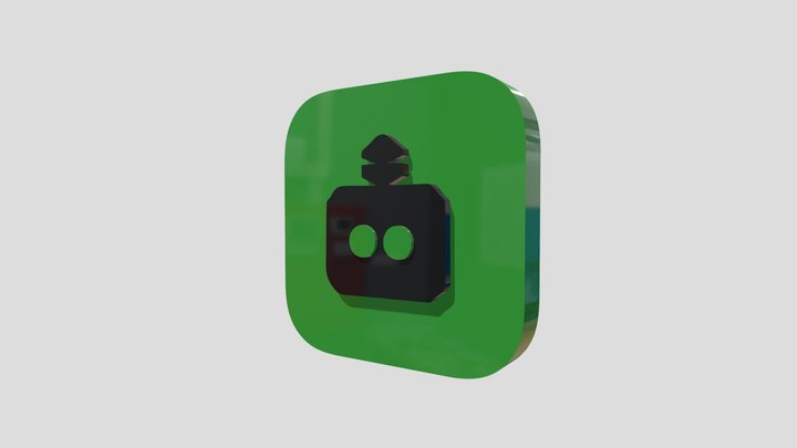 Quillbot Logo Simple 3D Model