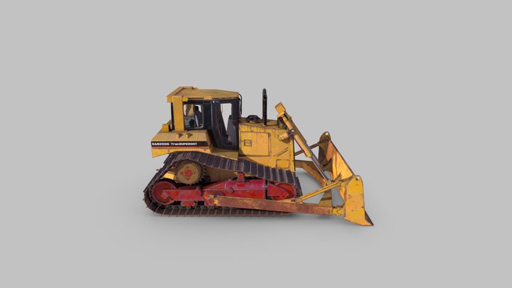 Bulldozer 3D Model