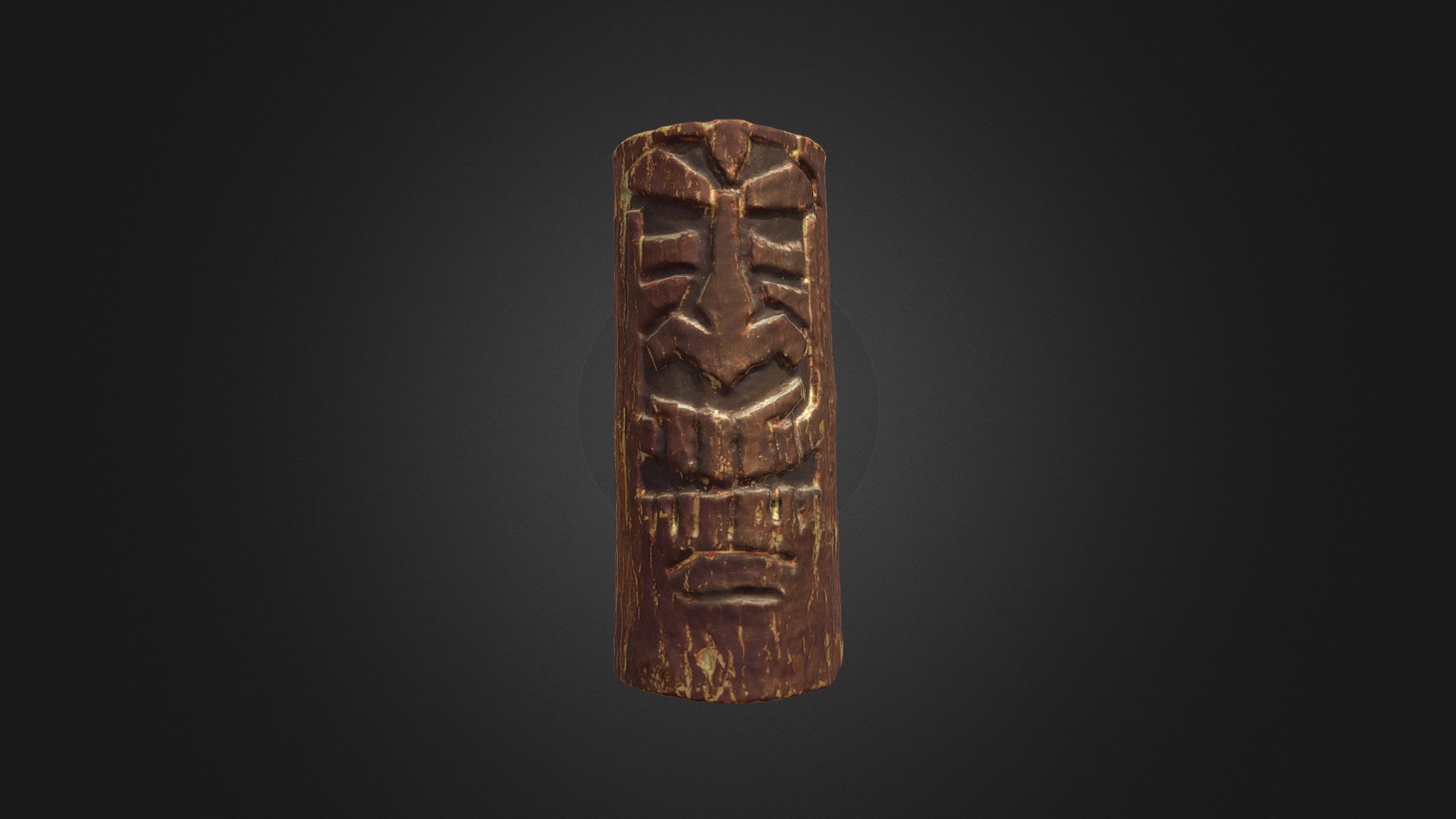 Wooden Tiki - 3D model by César Chiffre (@cesarchiffre) [b06aacb ...