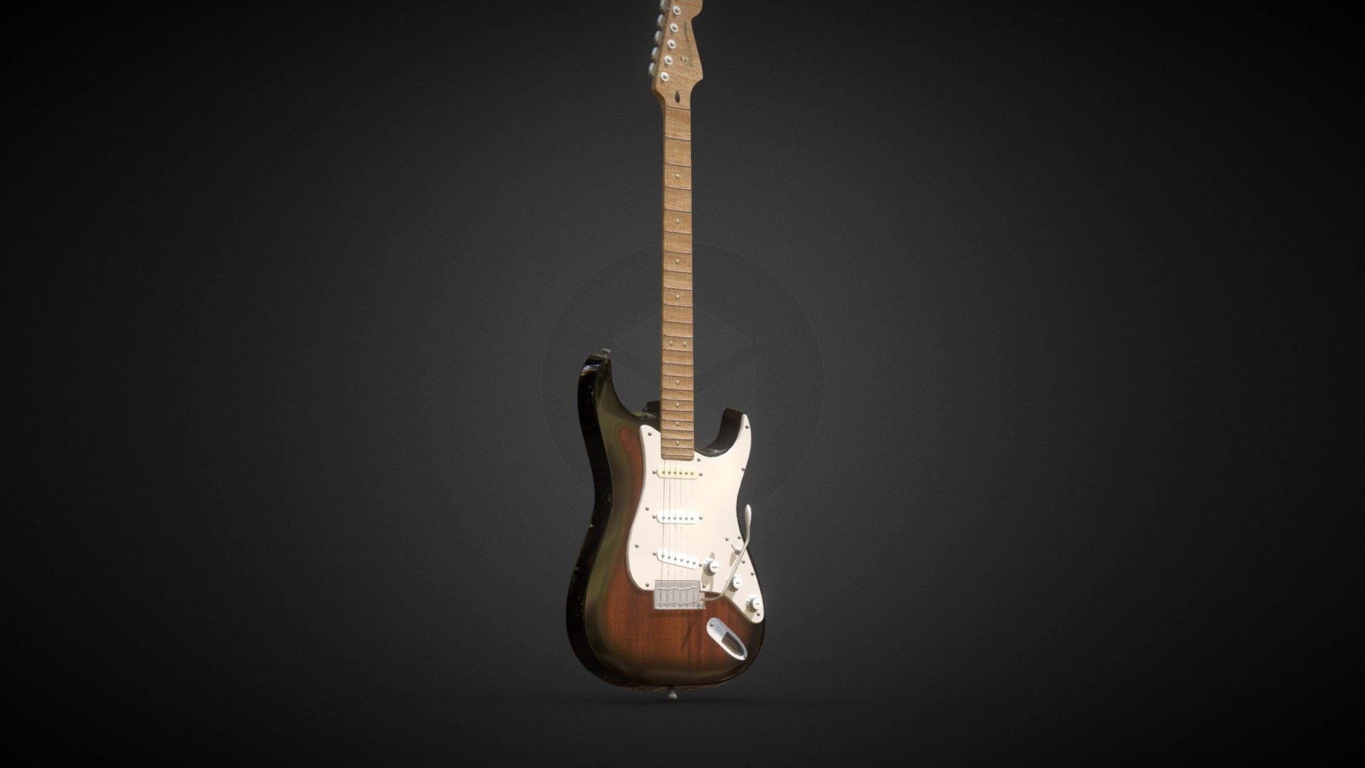 Electric guitar. Rock/ Metal (old) - 3D model by Skabl (@skabl_yt ...