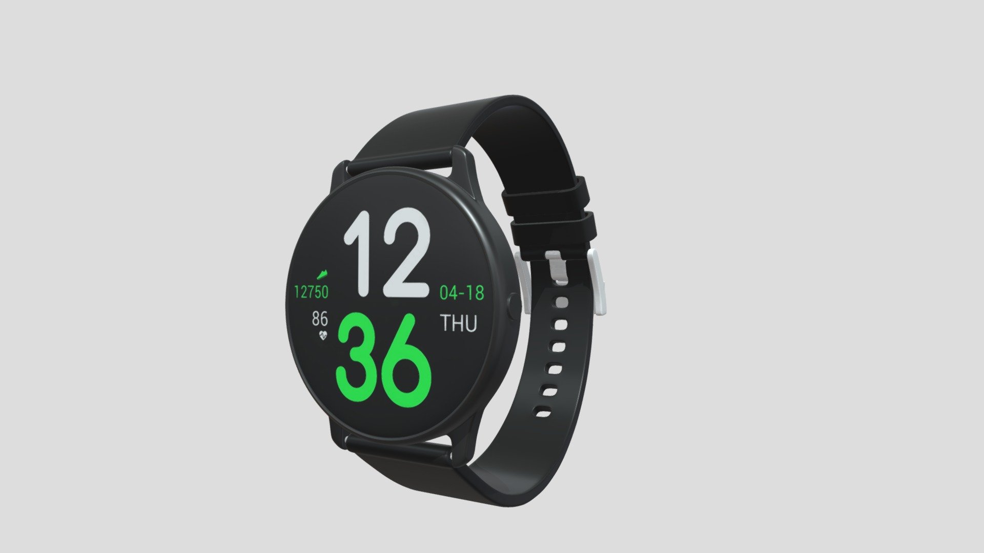 Smart Watch KW 19 Download Free 3D model by praveen
