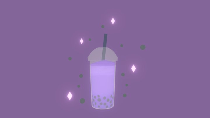 Bubble Tea 3D Model