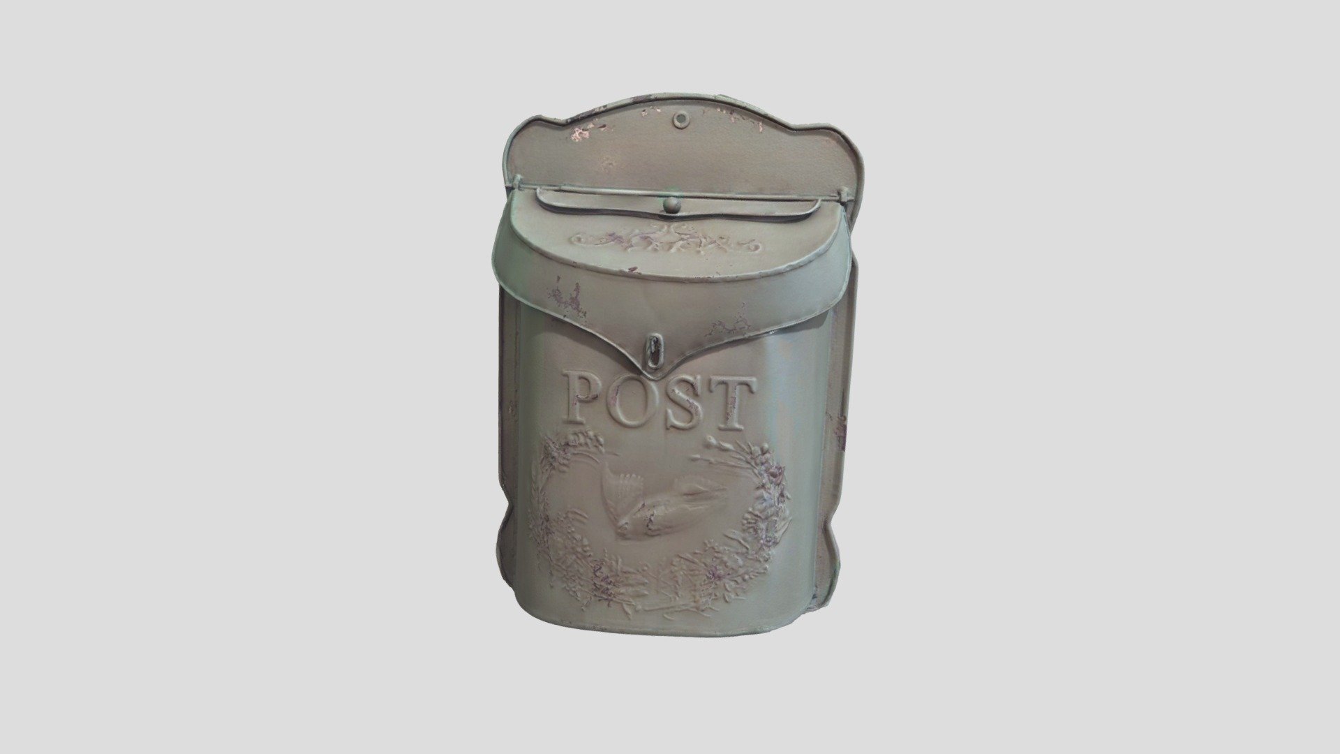 Decorative Letter Box 3D model by kentacles [b06cde3] Sketchfab