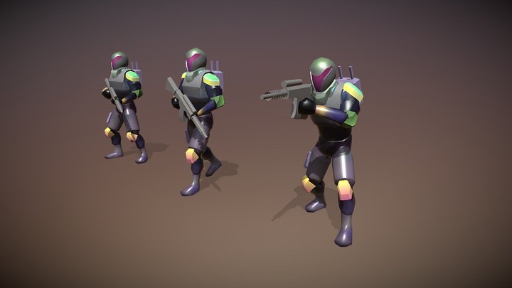 soldier 3D Model