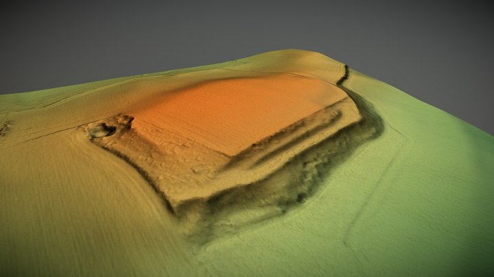 Uphampton Camp, Herefordshire (UK) – Free 3D Model STL