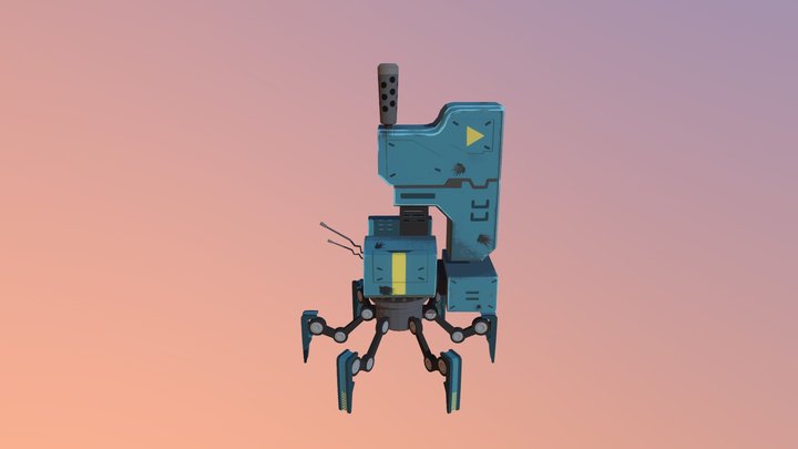 Engineer bot 3D Model
