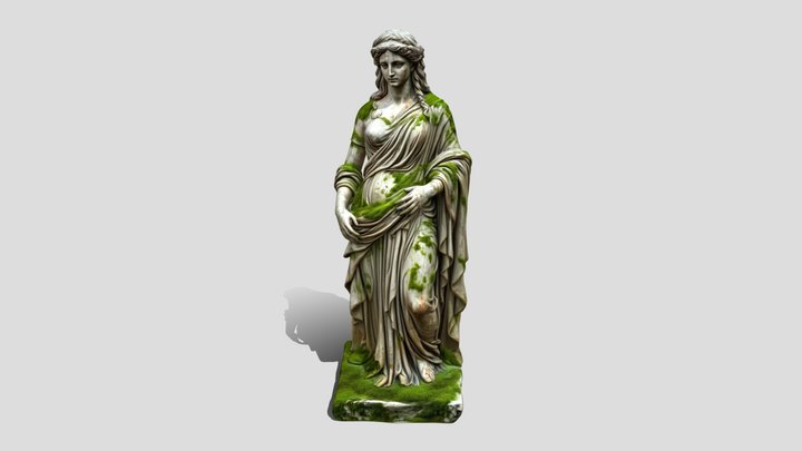 Moss Crowned Goddess 3d model free – Kostenloses 3D-Modell STL