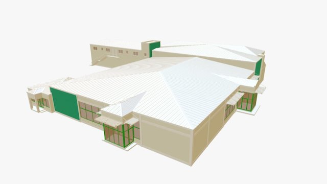 Commercial Building 3D Model