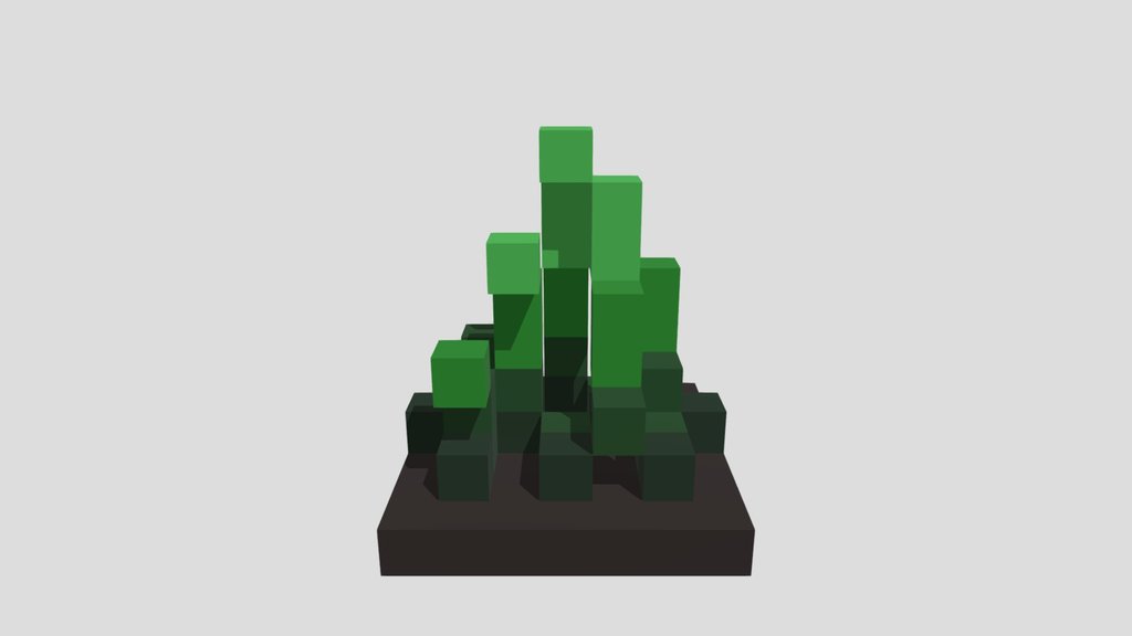 Grass Tuft - Voxel 32x32 (Animated)