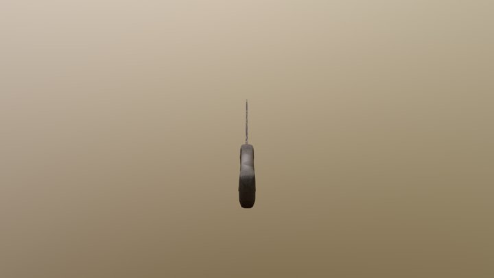 Machete Textured 3D Model