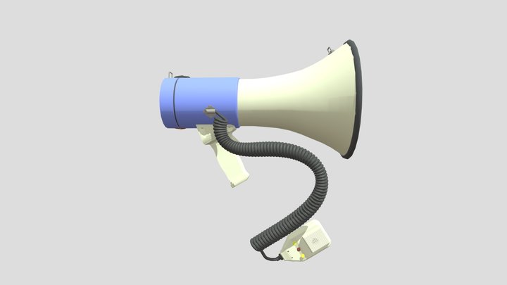 Megaphone 3D models - Sketchfab