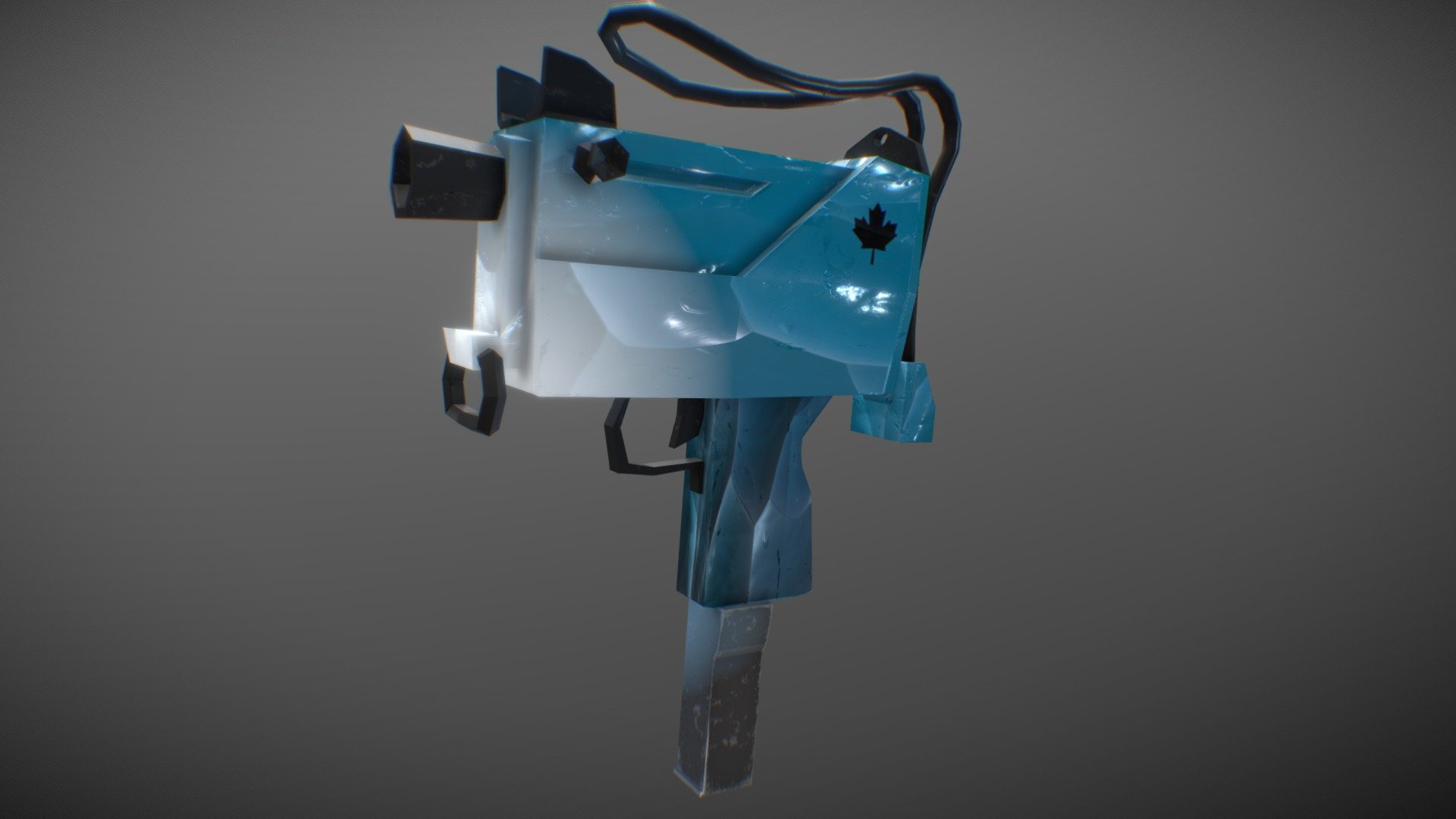 Smg Sas Black Ice - 3d Model By Alex Gomes (@bsheep ) [b070588] - Sketchfab