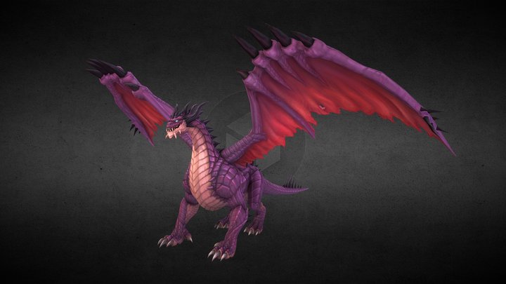 Red Dragon 3D Model