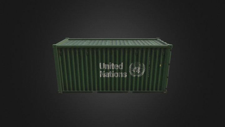 Sea Container 3D Model
