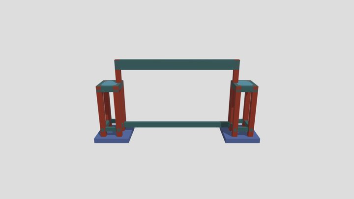 Pórtico 3D Model