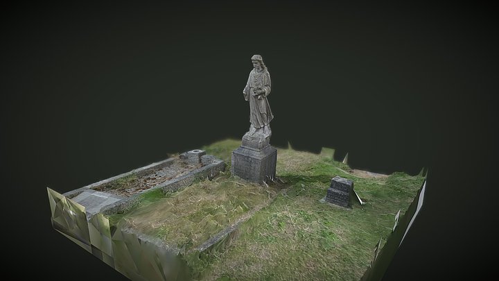 Child Headstone_01 3D Model