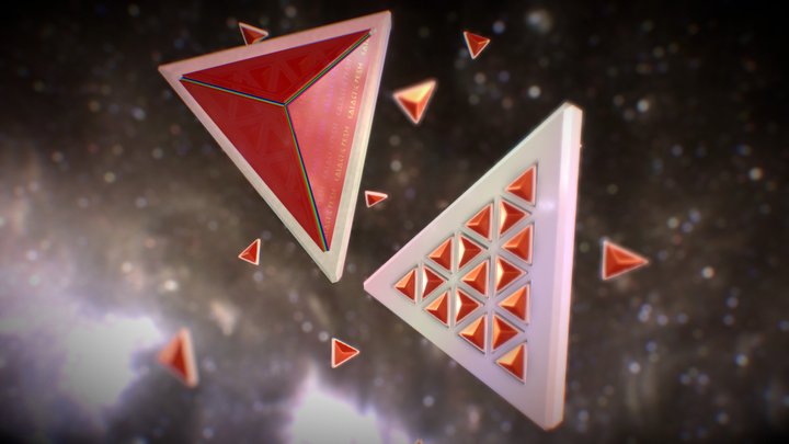 Galactic Prism 3D Model