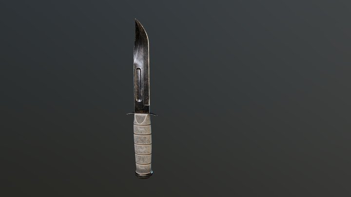Knife Low 3D Model