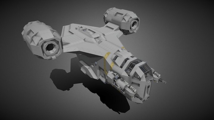 Razor Crest - Mandalorian - (SE Build by ZEO) 3D Model