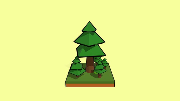 Little forest 3D Model