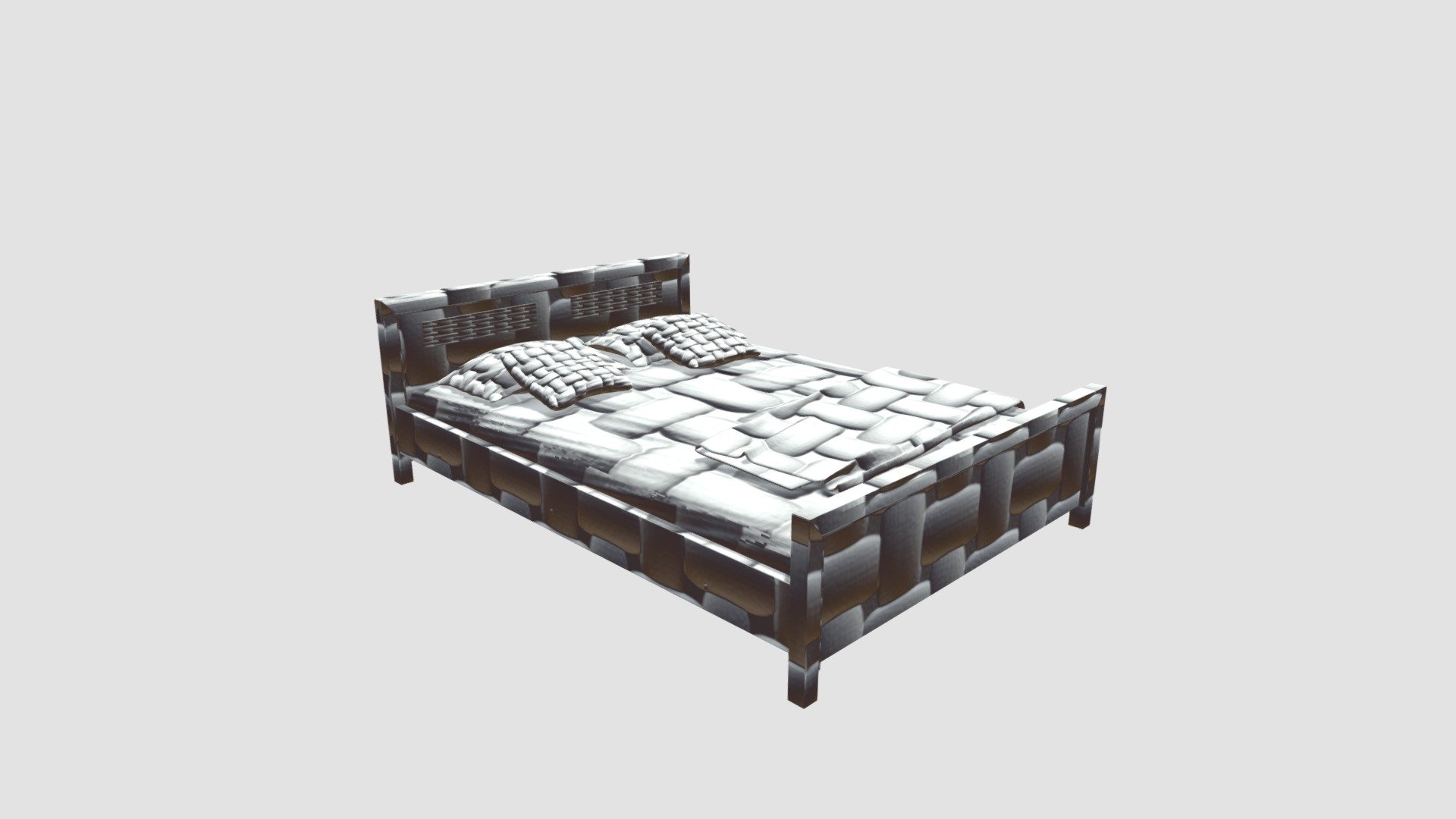 Bed - Buy Royalty Free 3D model by Evermotion [b076b3a] - Sketchfab Store