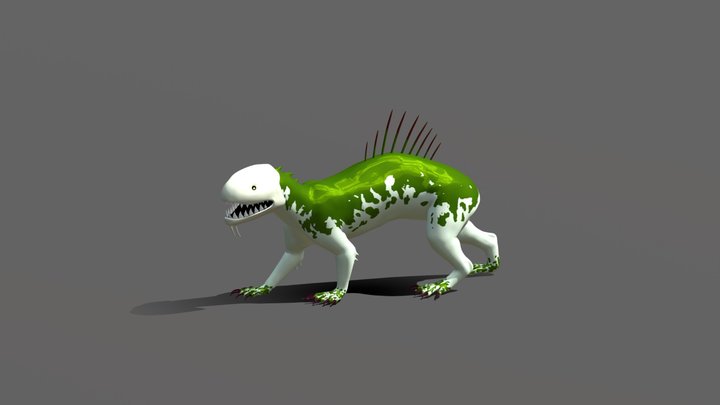 Creature design v3 pose 3D Model