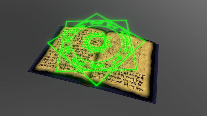 Grimoire 3D Model