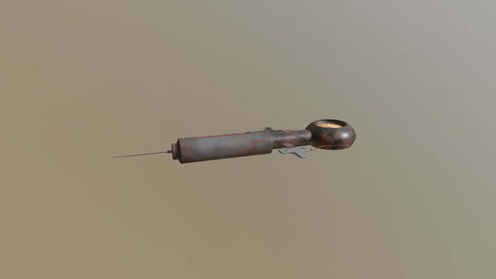Stimpack Fallout 4 Fan Art 3D Model