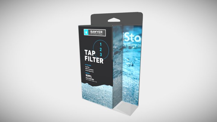 Sawyer Tap Filter Box 01 3D Model