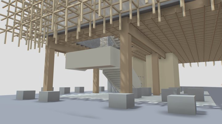 UCAP2145 - Building 16 - Colour - Tevin & Waqar 3D Model