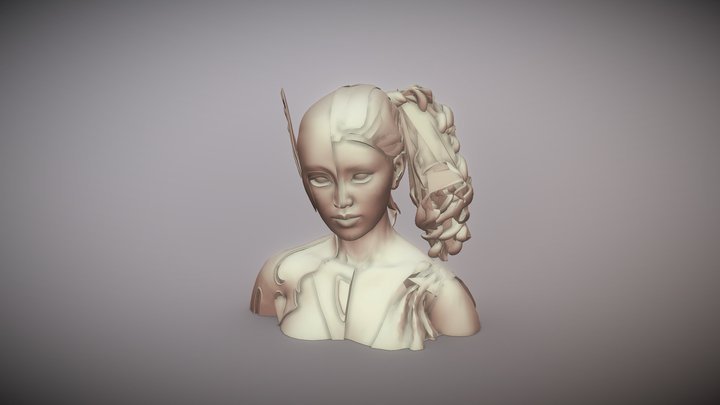 Hero-Lady 3D Model