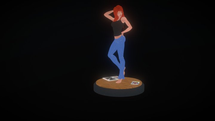 Mary_jane_watson_spiderman_marvel 3D Model