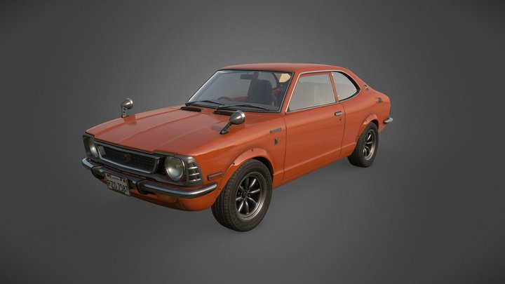 Toyota Corolla TE27 Levin 3D Model