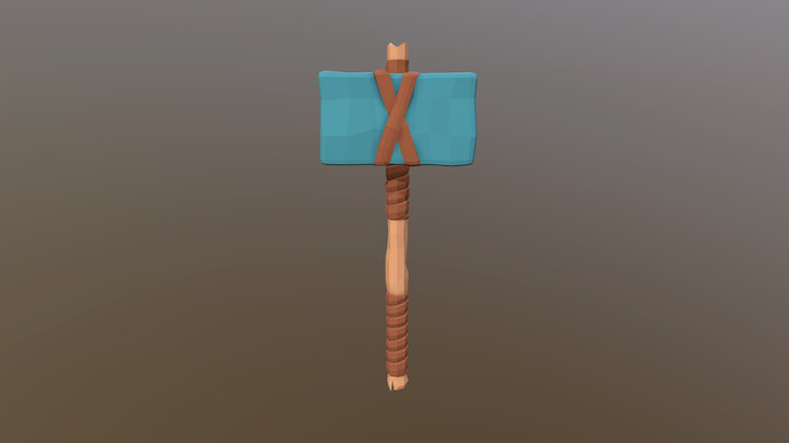 Stone Hammer 3D Model