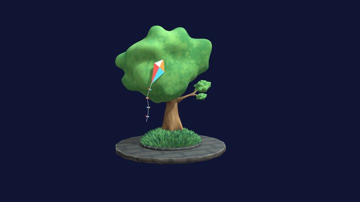 drzewo-animacja 3D Model