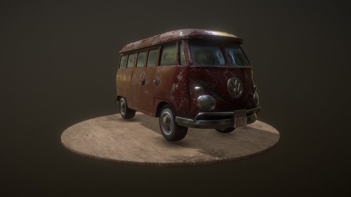 Volkswagen Bully 3D Model