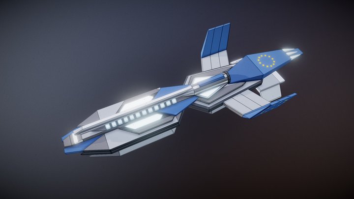 Spaceship 3D Model