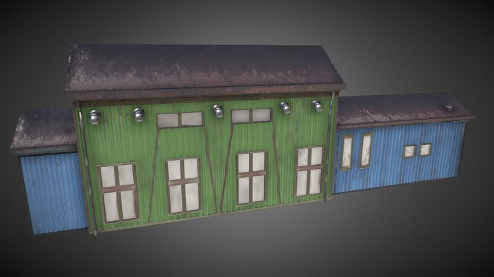 Prefabricated building 3D Model