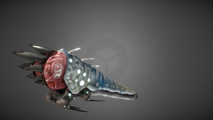 'Vanistotilus' Leech 3D Model