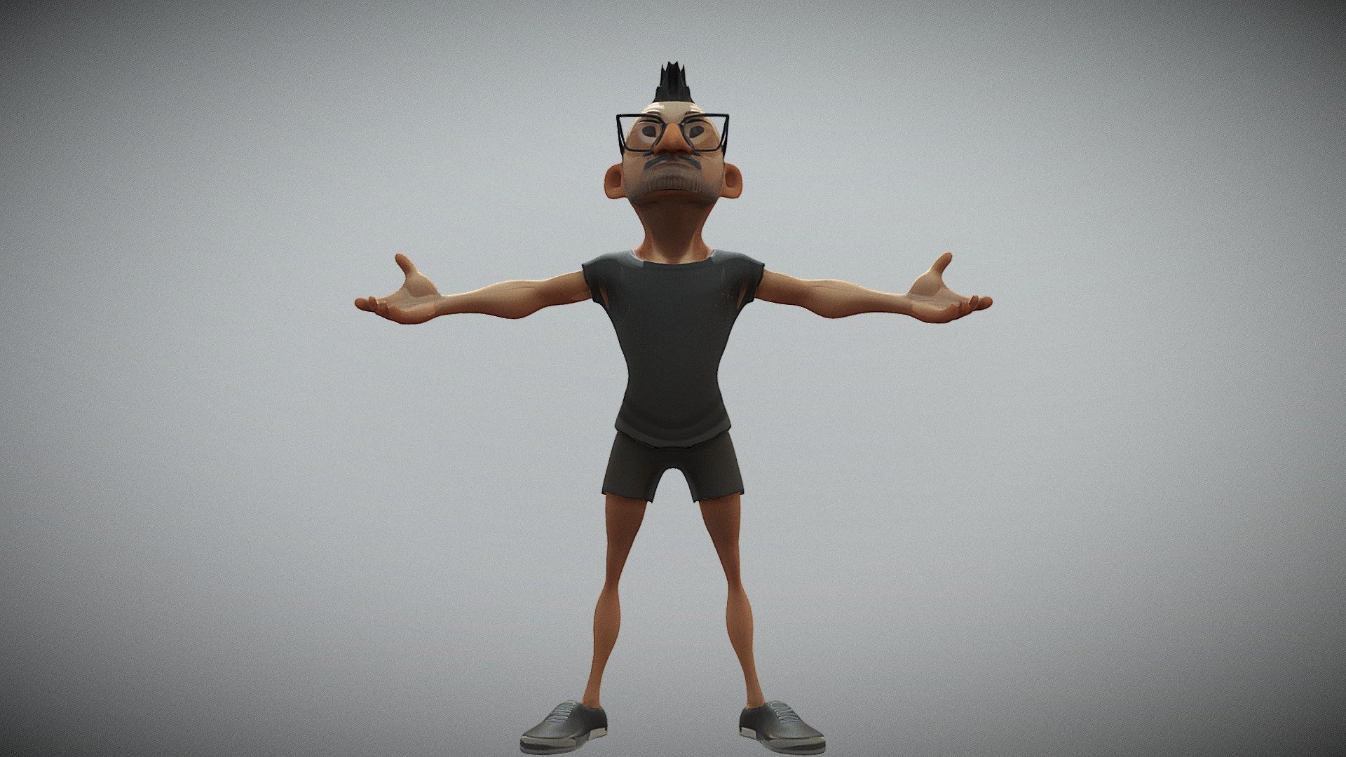 Cartoonish male character - Download Free 3D model by Norod78 (@Norod ...